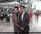 Ajay Devgan and Sanjay Dutt standing at Airport
